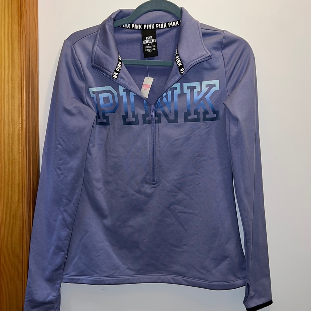 PINK ultimate light purple quarter zip